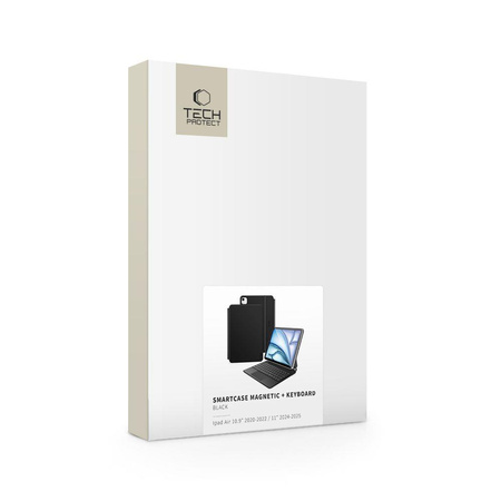 TECH-PROTECT SMARTCASE MAGNETIC + KEYBOARD IPAD AIR 10.9” 4 / 5 / 2020-2022 / 11” 6 / 7 / 2024-2025 BLACK
