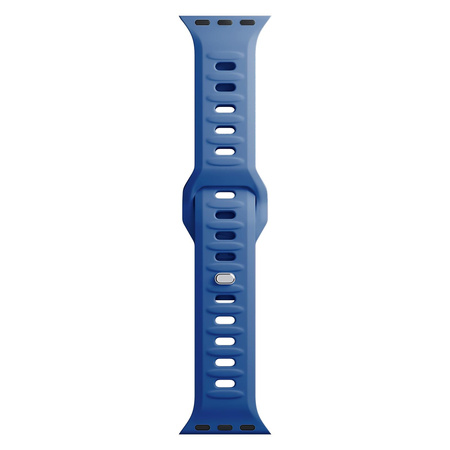 42/44/45/49 mm Blue - 3mk Silicone Watch Strap for Apple