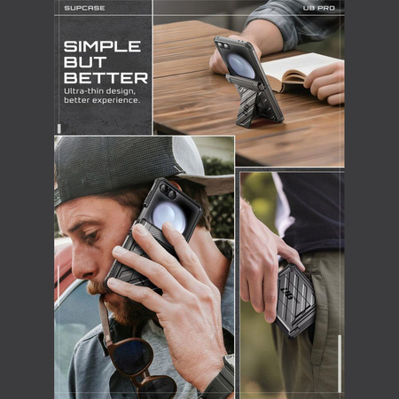 SUPCASE UNICORN BEETLE PRO GALAXY Z FLIP 7 BLACK