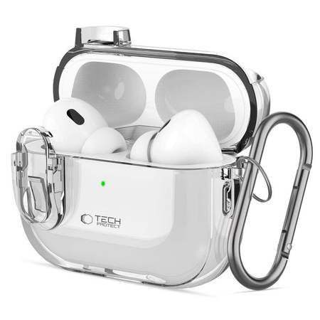 TECH-PROTECT SLIM HOOK APPLE AIRPODS PRO 1 / 2 CLEAR