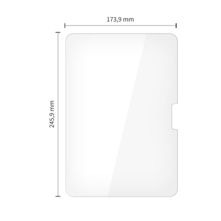 SZKŁO HARTOWANE TECH-PROTECT GLASS FIT+ 2-PACK IPAD PRO 11” 5 / 6 / 2024-2025 CLEAR