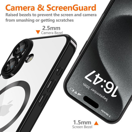 TECH-PROTECT MAGFLEX MAGSAFE IPHONE 16E SHINY BLACK