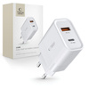 TECH-PROTECT C30W 2-PORT NETWORK CHARGER PD30W/QC3.0 WHITE