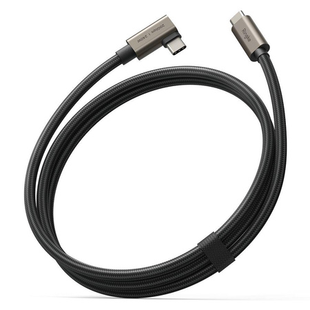 RINGKE USB 3.2 GEN 2X2 TYPE-C 90 DEGREE CABLE PD 240W 100CM BLACK