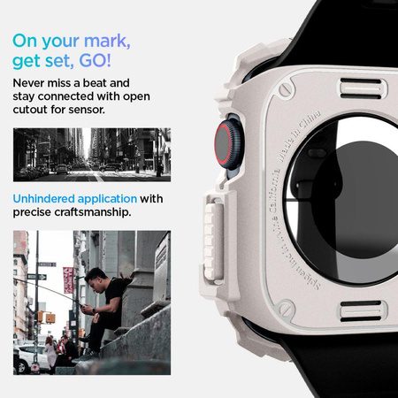 SPIGEN RUGGED ARMOR APPLE WATCH 10 / 11 (46 MM) DUNE BEIGE