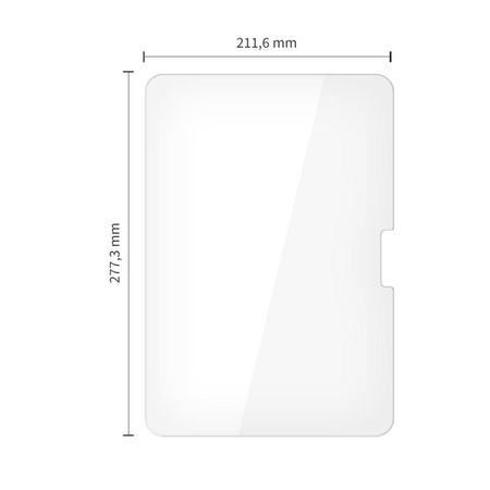 SZKŁO HARTOWANE TECH-PROTECT GLASS FIT+ 2-PACK IPAD AIR 13” 1 / 2 / 2024-2025 / PRO 13 7 / 8 / 2024-2025 CLEAR