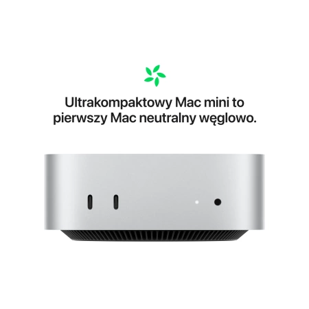Mac mini: Apple M4 chip with 10‑core CPU and 10‑core GPU, 24GB, 512GB SSD