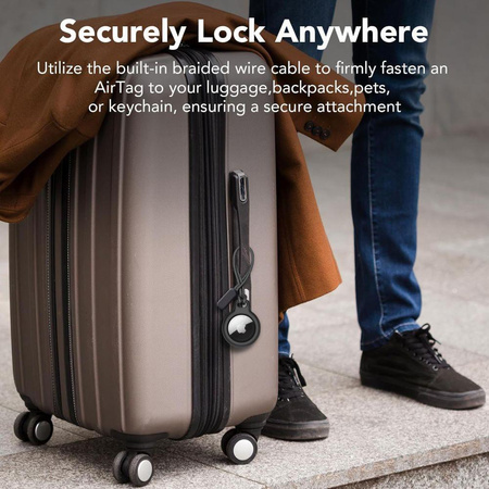 TECH-PROTECT ROUGH CHAIN 2-PACK APPLE AIRTAG 1 / 2 BLACK