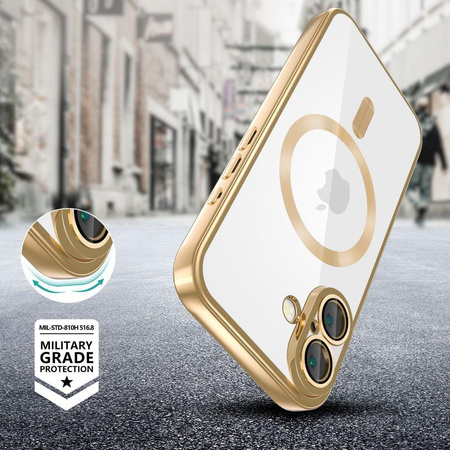 TECH-PROTECT MAGFLEX MAGSAFE IPHONE 16E SHINY GOLD