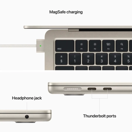MacBook Air 13 M2 Księżycowa poświata