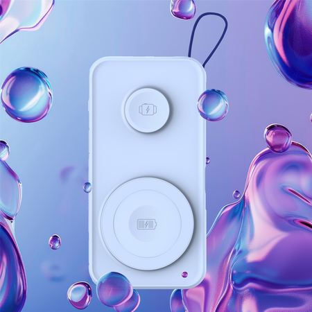 Accessories - 3mk PastelUp 10,000mAh 22.5W USB 1A1C - Blue