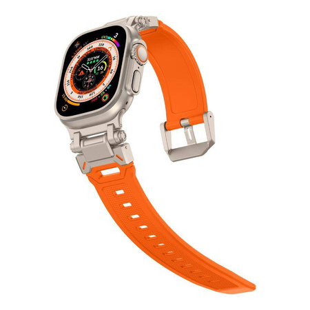 TECH-PROTECT DELTA PRO APPLE WATCH 6 / 7 / 8 / 9 / 10 / SE / ULTRA 1 / 2 (44 / 45 / 46 / 49 MM) ORANGE/TITANIUM