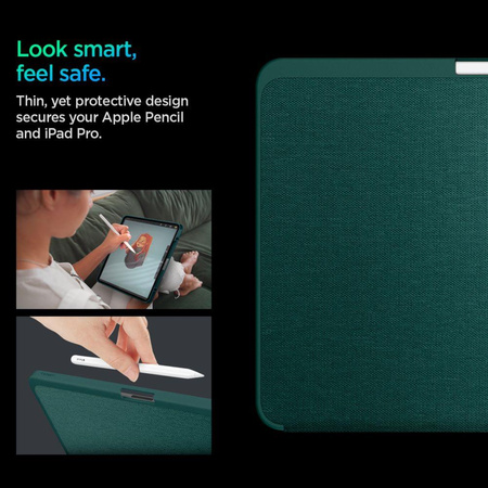 SPIGEN URBAN FIT IPAD PRO 13” 7 / 2024 MIDNIGHT GREEN
