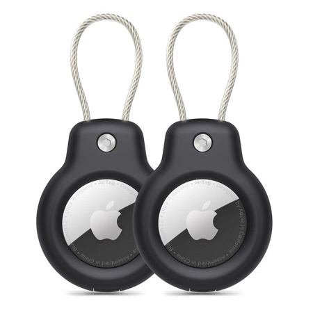 TECH-PROTECT ROUGH VEIN 2-PACK APPLE AIRTAG 1 / 2 BLACK