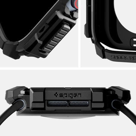 SPIGEN RUGGED ARMOR APPLE WATCH 10 / 11 (42 MM) MATTE BLACK