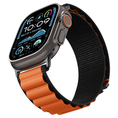 SPIGEN WBF1 BAND APPLE WATCH 8 / 9 / 10 / 11 / SE / ULTRA (44 / 45 / 46 / 49 MM) BLACK/ORANGE