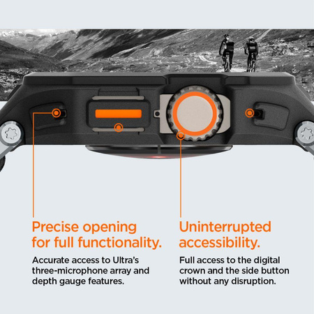 SPIGEN LITE FIT ”PRO” APPLE WATCH ULTRA 1 / 2 / 3 (49 MM) MATTE BLACK