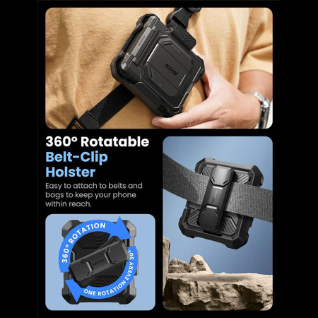 SUPCASE IBLSN ARMORBOX GALAXY Z FLIP 7 BLACK