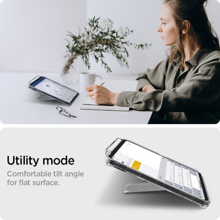 SPIGEN AIRSKIN HYBRID ”S” IPAD PRO 12.9” 4 / 5 / 6 / 2020-2022 CRYSTAL CLEAR