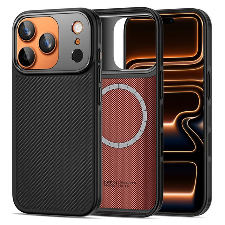 TECH-PROTECT KEVLAR ARAMID CC MAGSAFE IPHONE 17 PRO MAX BLACK