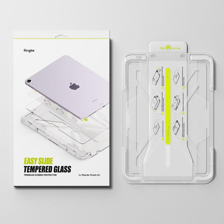 SZKŁO HARTOWANE RINGKE EASY SLIDE IPAD AIR 11” 6 / 7 / 2024-2025 CLEAR