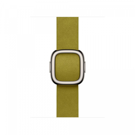Pasek w kolorze zieleni Chartreuse z klamrą nowoczesną do koperty 42 mm - rozmiar S