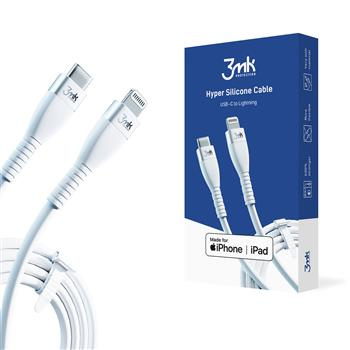 Accessories - 3mk Hyper Silicone Cable Type-C to Lightning 20W 3A White