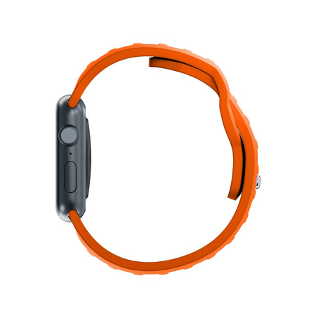 42/44/45/49 mm Orange - 3mk Silicone Watch Strap for Apple