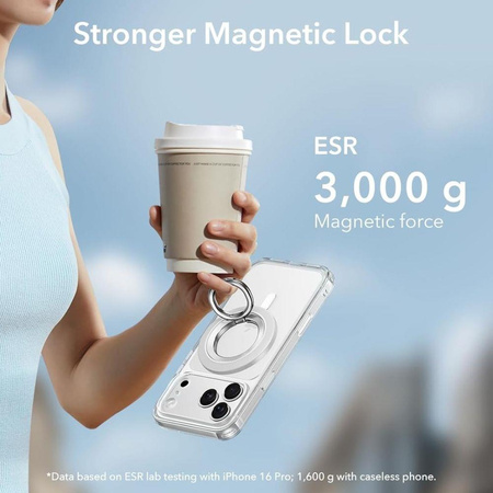 ESR MAGNETIC 360 HALOLOCK MAGSAFE PHONE RING WHITE