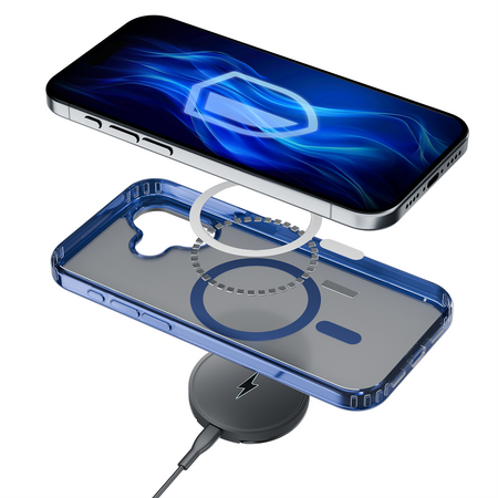 Apple iPhone 16 Plus - 3mk Frosty MagCase Blue