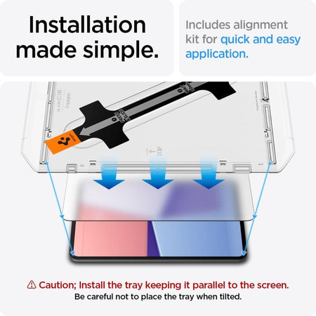 SZKŁO HARTOWANE SPIGEN GLAS.TR ”EZ FIT” IPAD PRO 13” 7 / 8 / 2024-2025 CLEAR