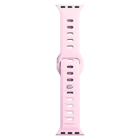 38/40/41 mm Powder Pink - 3mk Silicone Watch Strap for Apple