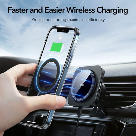 ESR HALOLOCK MAGNETIC MAGSAFE UNIVERSAL MAGNETIC RING 2-PACK BLACK