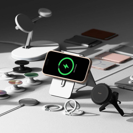 RINGKE SILICONE MAGNETIC MAGSAFE IPHONE 16 PRO MAX PINK SAND