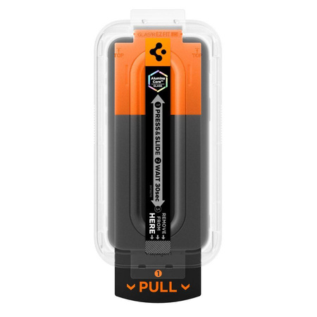 SZKŁO HARTOWANE SPIGEN GLAS.TR ”EZ FIT PRO” IPHONE 16 PRO / 17 / 17 PRO CLEAR