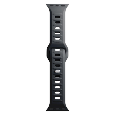 38/40/41 mm Black - 3mk Silicone Watch Strap for Apple