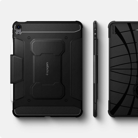 SPIGEN RUGGED ARMOR ”PRO” IPAD AIR 10.9” 4 / 5 / 2020-2022 / 11” 6 / 7 / 2024-2025 BLACK