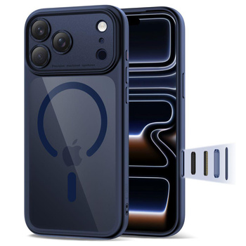 TECH-PROTECT MAGPEAK MAGSAFE CC IPHONE 17 PRO DEEP BLUE/CLEAR