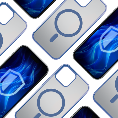 Apple iPhone 15 - 3mk Frosty MagCase Blue