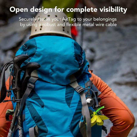 TECH-PROTECT ROUGH CHAIN 2-PACK APPLE AIRTAG 1 / 2 BLACK