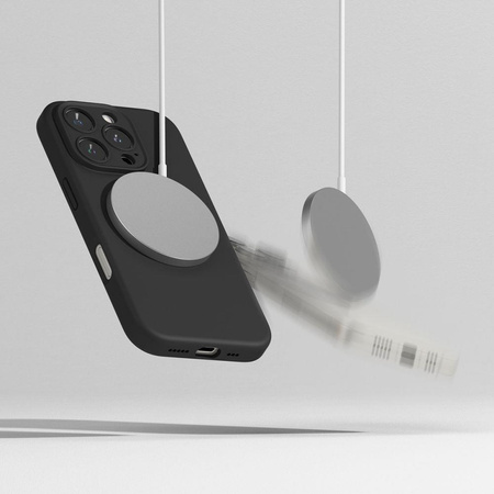 RINGKE SILICONE MAGNETIC MAGSAFE IPHONE 16 PRO MAX BLACK