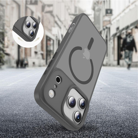 TECH-PROTECT MAGMAT MAGSAFE IPHONE 17 PRO MATTE CRAYON GREY