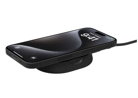 Ładowarka magnetyczna BoostCharge Qi2 15W czarna