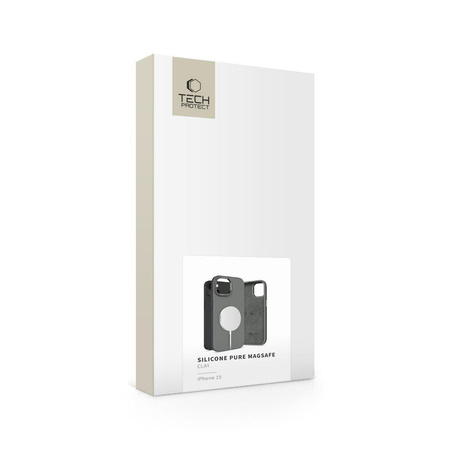 TECH-PROTECT SILICONE PURE MAGSAFE IPHONE 15 CLAY