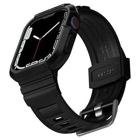 SPIGEN RUGGED ARMOR ”PRO” APPLE WATCH 6 / 7 / 8 / 9 / SE 1 / 2 / 3 (44 / 45 MM) BLACK
