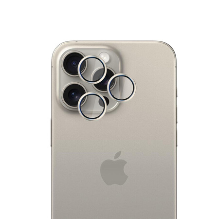 Apple iPhone 15 Pro Max - HARDY Lens Protection Pro Natural