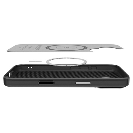 SPIGEN ENZO ARAMID ”T” MAG MAGSAFE IPHONE 17 BLACK/SILVER