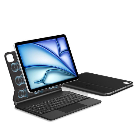 TECH-PROTECT SMARTCASE MAGNETIC + KEYBOARD IPAD AIR 10.9” 4 / 5 / 2020-2022 / 11” 6 / 7 / 2024-2025 BLACK