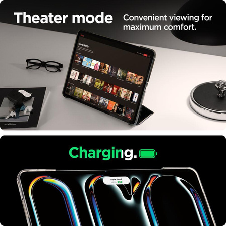 SPIGEN SMART FOLD IPAD PRO 11” 5 / 6 / 2024-2025 BLACK