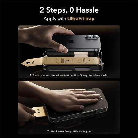 SZKŁO HARTOWANE ESR ULTRAFIT ARMORITE PRO TEMPERED GLASS IPHONE 16 PRO / 17 BLACK